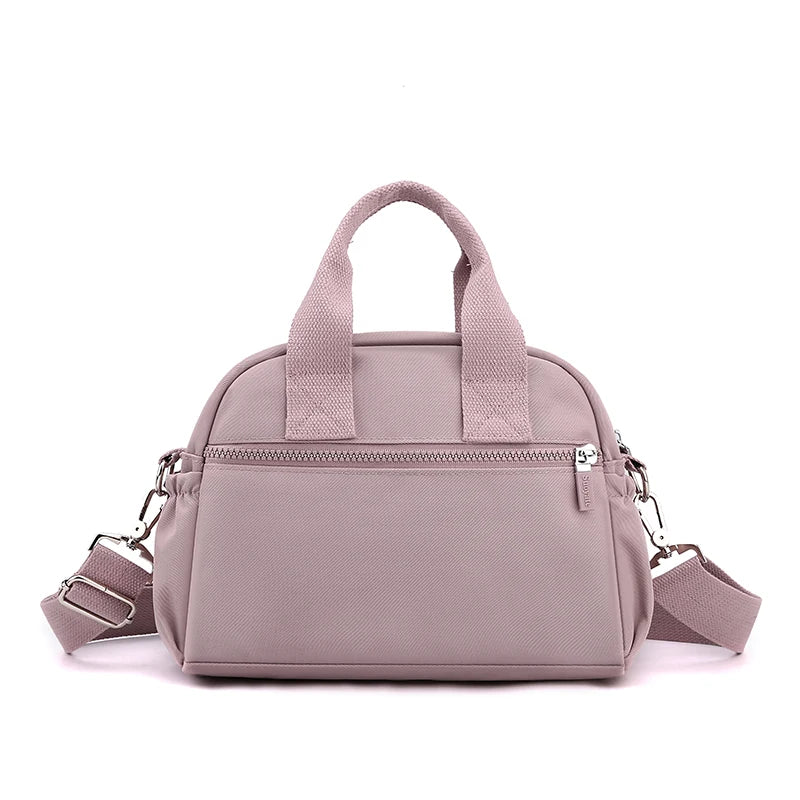 Nylon Women Shoulder Bag Top-handle Vintage Tote Messenger Bags