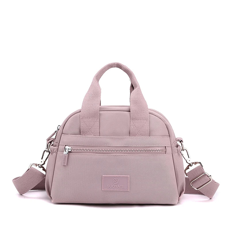 Nylon Women Shoulder Bag Top-handle Vintage Tote Messenger Bags