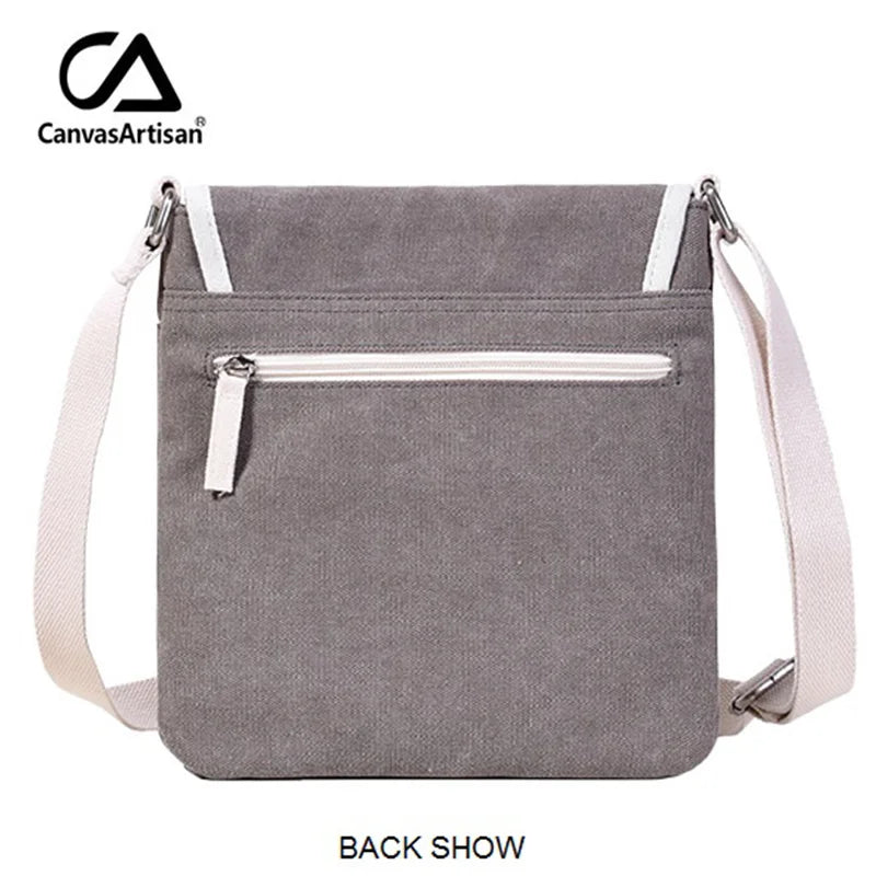 Women Messenger Bag Canvas Retro Leisure Shoulder Bag