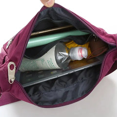 Women Waterproof Nylon Messenger Bag Crossbody Shoulder Bag Girls Handbag