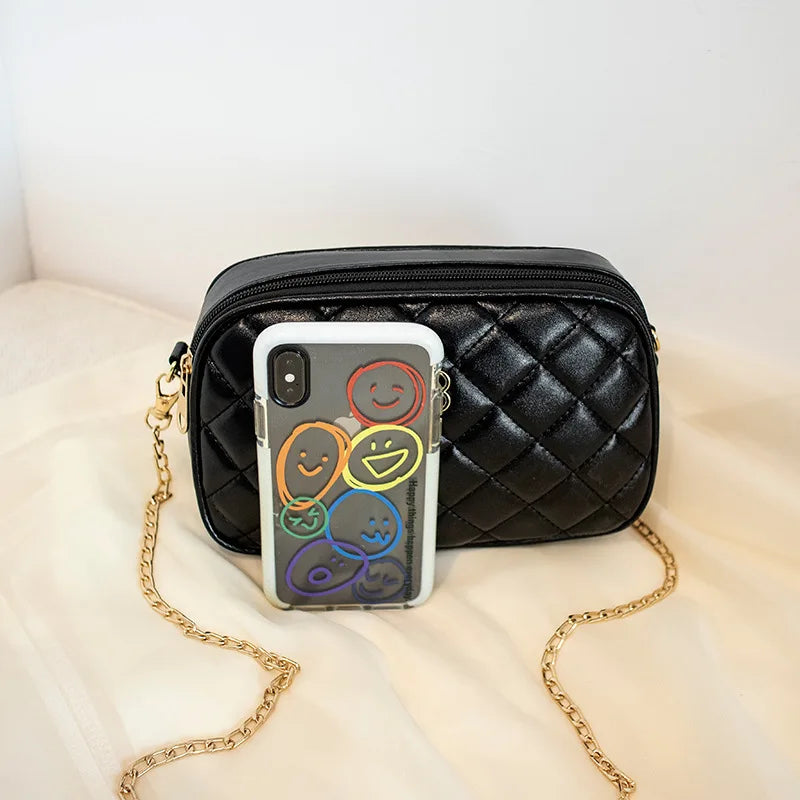 Women Small Square Messenger Crossbody Handbags