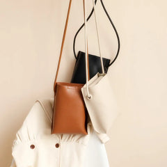 Women Pu Leather Handbags Crossbody Small Shoulder Bags Solid Flap