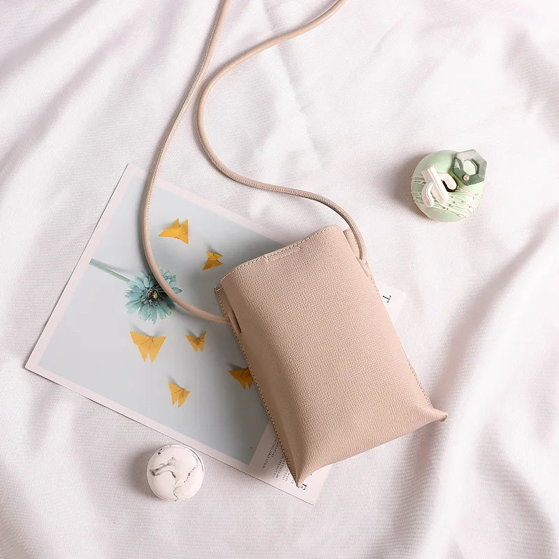 Women Pu Leather Handbags Crossbody Small Shoulder Bags Solid Flap