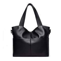 Women Retro Tote Bag Soft PU Leather Shoulder Bag