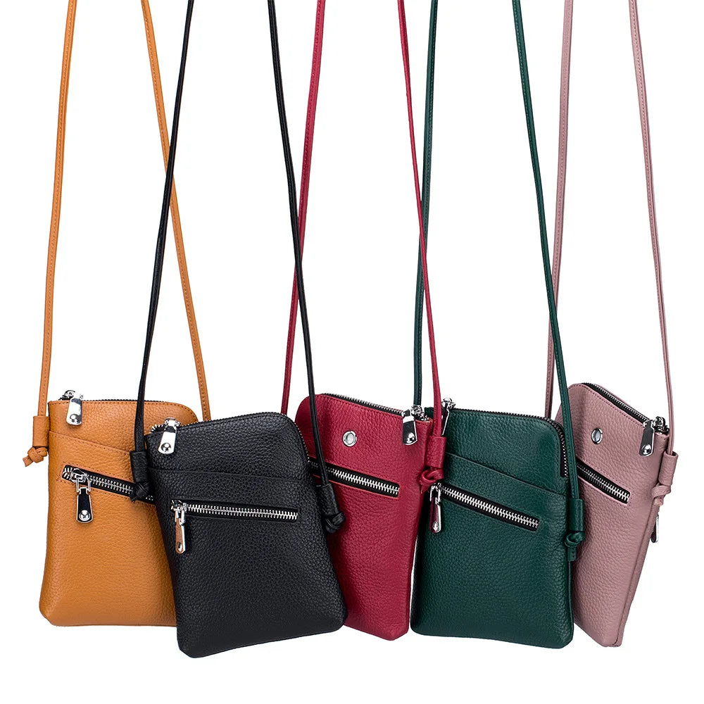 Women Leather Crossbody Bag Large Capacity Hand Bag