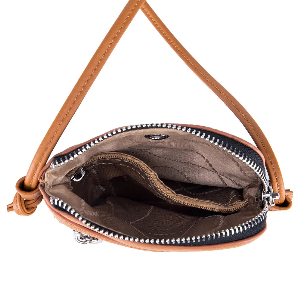 Women Leather Crossbody Bag Large Capacity Hand Bag
