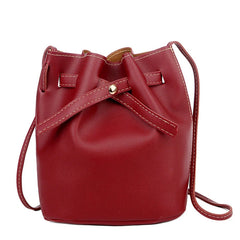 Women's Bucket Shoulder Bag Solid Color Spring Summer