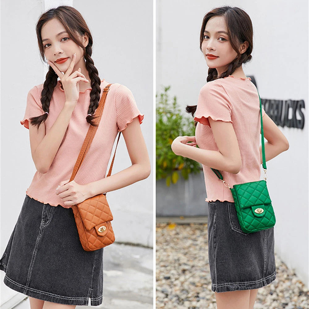 Women's Small Crossbody Bag for Mobile Phones Purse Wallet
