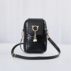 Soft Leather Cell Phone Purse Wallet Women Crossbody Shoulder Bag