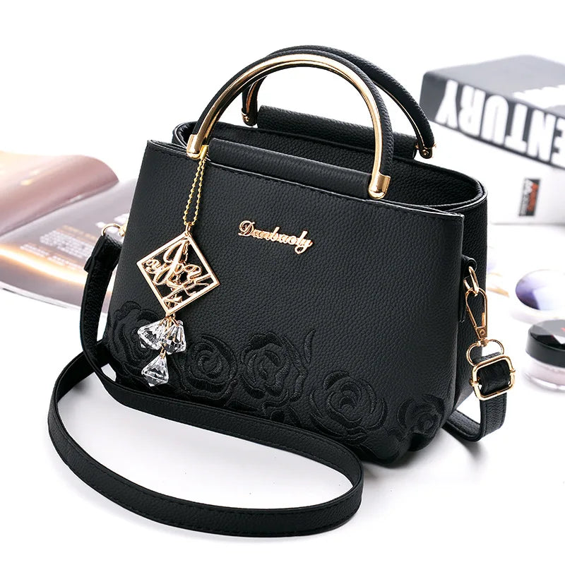 Women's Portable Square Shoulder Bag Huakalou