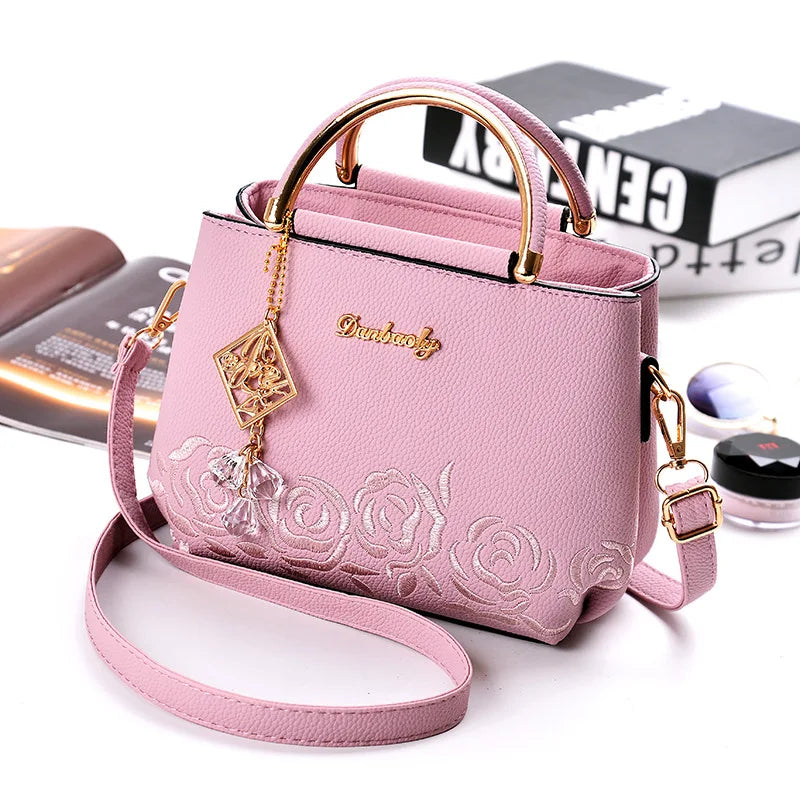 Women's Portable Square Shoulder Bag Huakalou