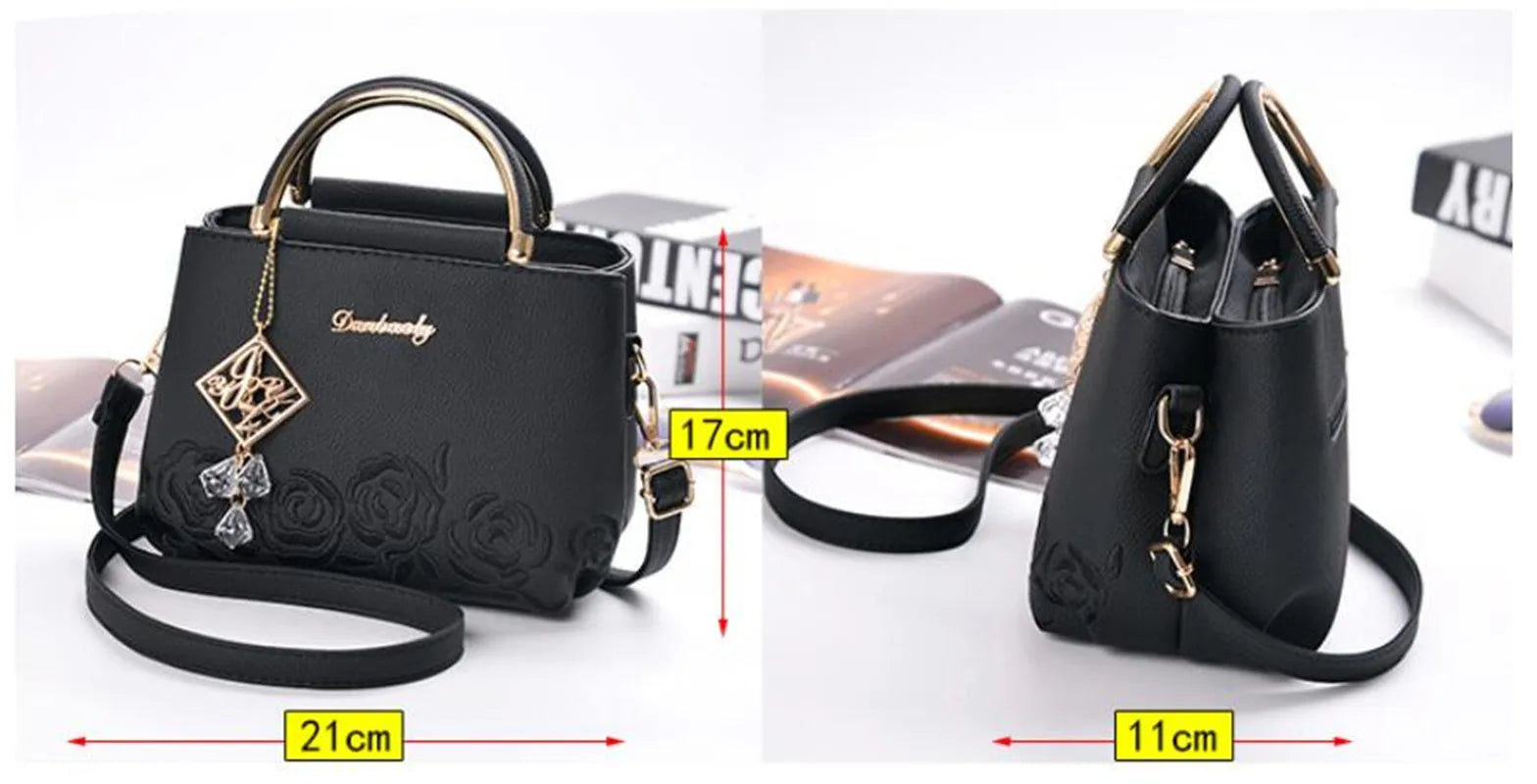 Women's Portable Square Shoulder Bag Huakalou