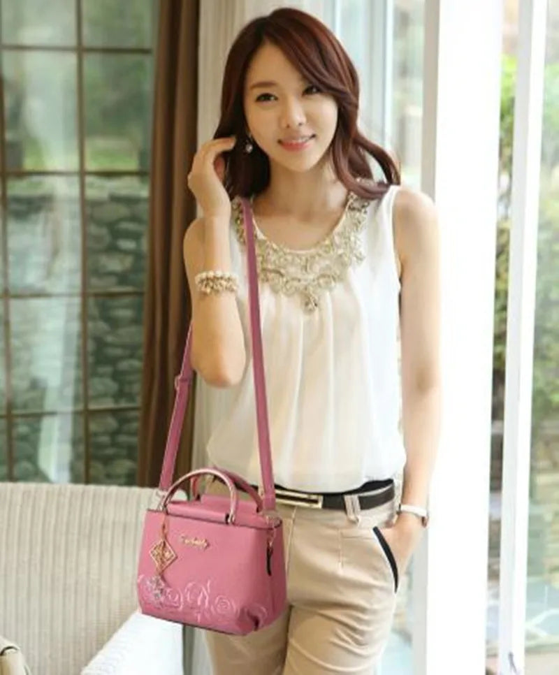 Women's Portable Square Shoulder Bag Huakalou