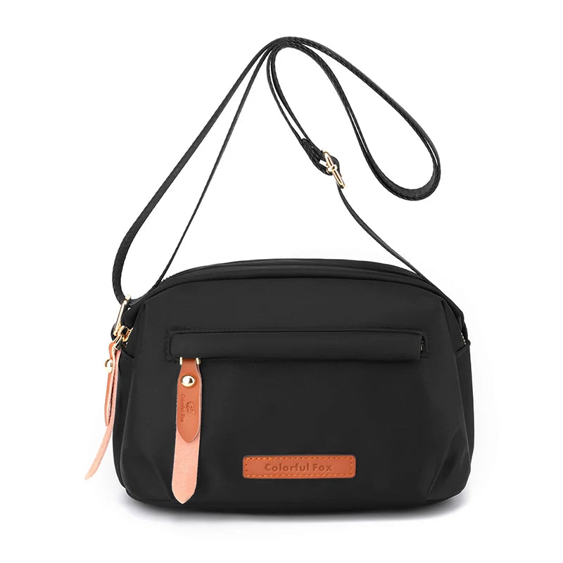Women's Waterproof Nylon Crossbody Bag Large Capacity Shoulder Tote