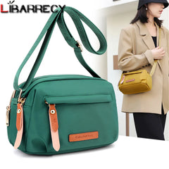Women's Waterproof Nylon Crossbody Bag Large Capacity Shoulder Tote