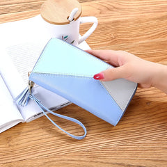 Women's Long Zipper Tassel Purse, Large Capacity, Phone Bag