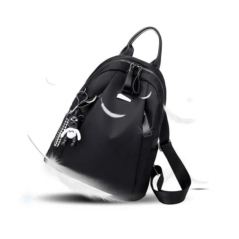 Solid Shoulder Straps Backpack Women Bag Hot Students Backpack