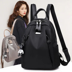 Solid Shoulder Straps Backpack Women Bag Hot Students Backpack
