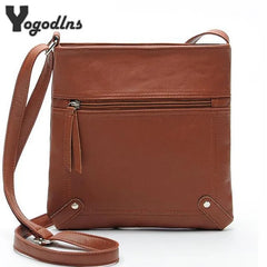 Women Messenger Bag PU Leather Crossbody Shoulder Bag