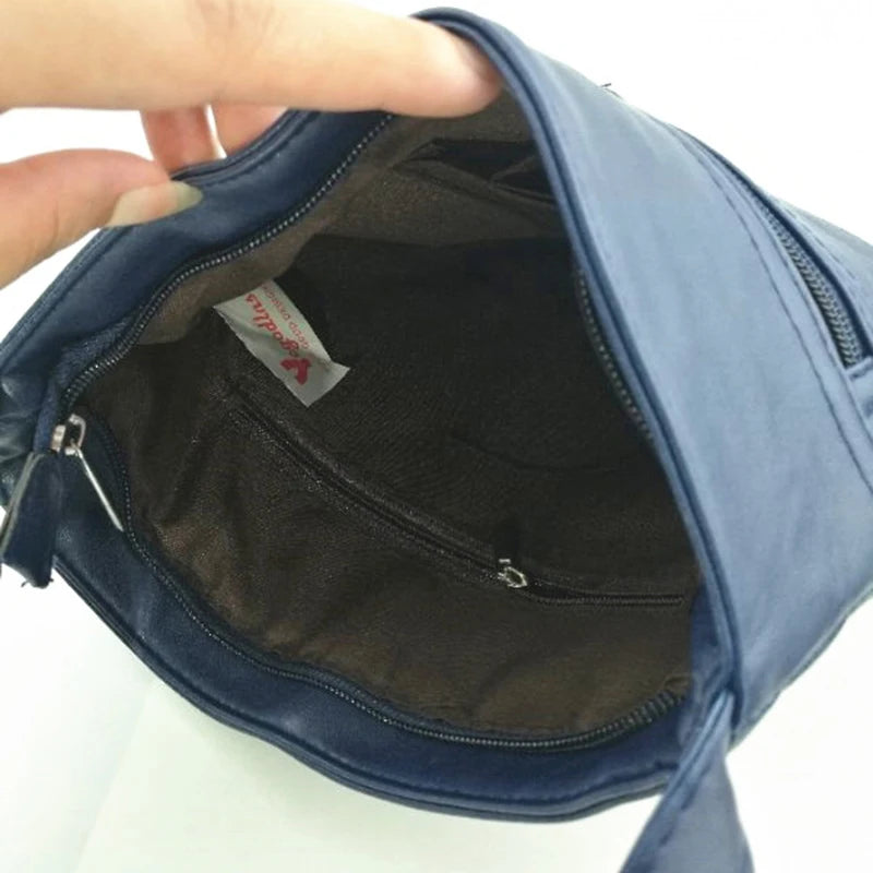 Women Messenger Bag PU Leather Crossbody Shoulder Bag