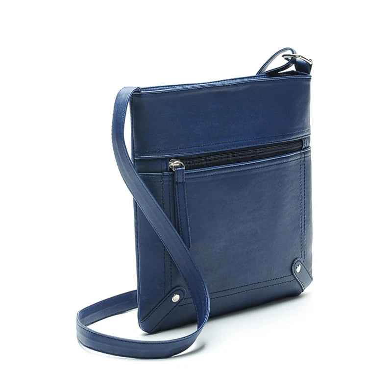 Women Messenger Bag PU Leather Crossbody Shoulder Bag