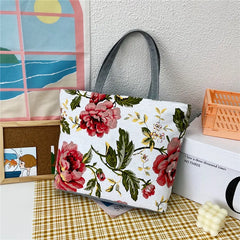 Literature and Art Printed Handbag Large Capacity Women's Bag