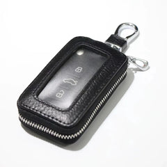 Cow Leather Car Key Bag Multi-function Large Capacity Car Key Case