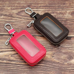Cow Leather Car Key Bag Multi-function Large Capacity Car Key Case