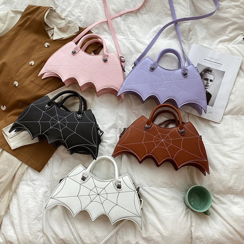 Halloween Bat Handbag Messenger Bag
