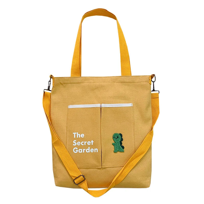 Ladies Canvas Shoulder Bag Versatile Messenger Bag