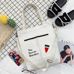 Ladies Canvas Shoulder Bag Versatile Messenger Bag