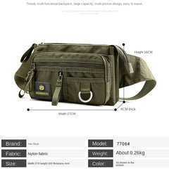 Men's Outdoor Waterproof Chest Pockets for Sports