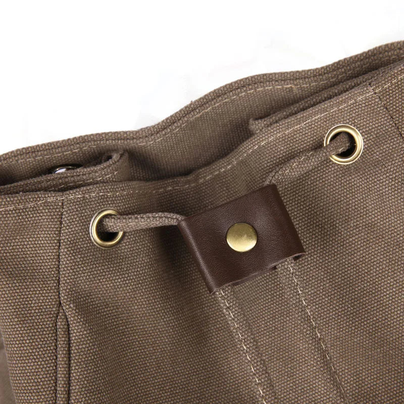 Vintage Canvas Backpack for Teenagers Schoolbags Women Travel Laptop