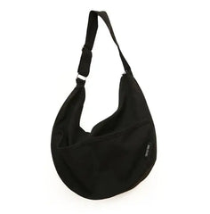 Casual Messenger Bag Solid Dumpling Bag Shoulder Bag