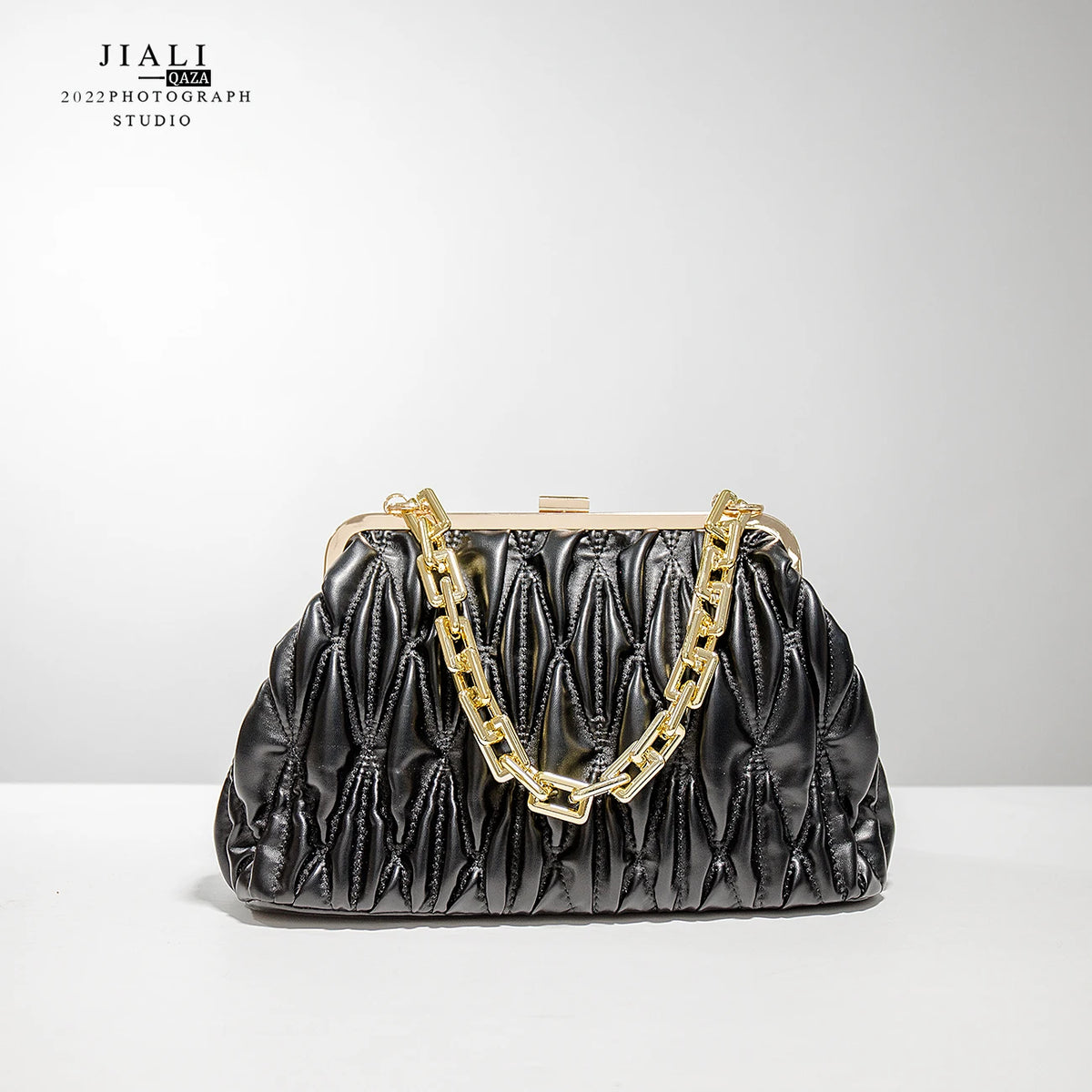 Quilted Soft Woven Shoulder Bag for Women