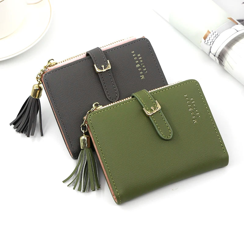 Women's Large Zipper Wallet for Banknotes, Student Zero Wallet