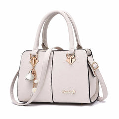 European American Pu Crossbody Bag Boston Handbag 28X11X19cm