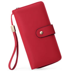 RFID Multi-Function Long Wallet for Women