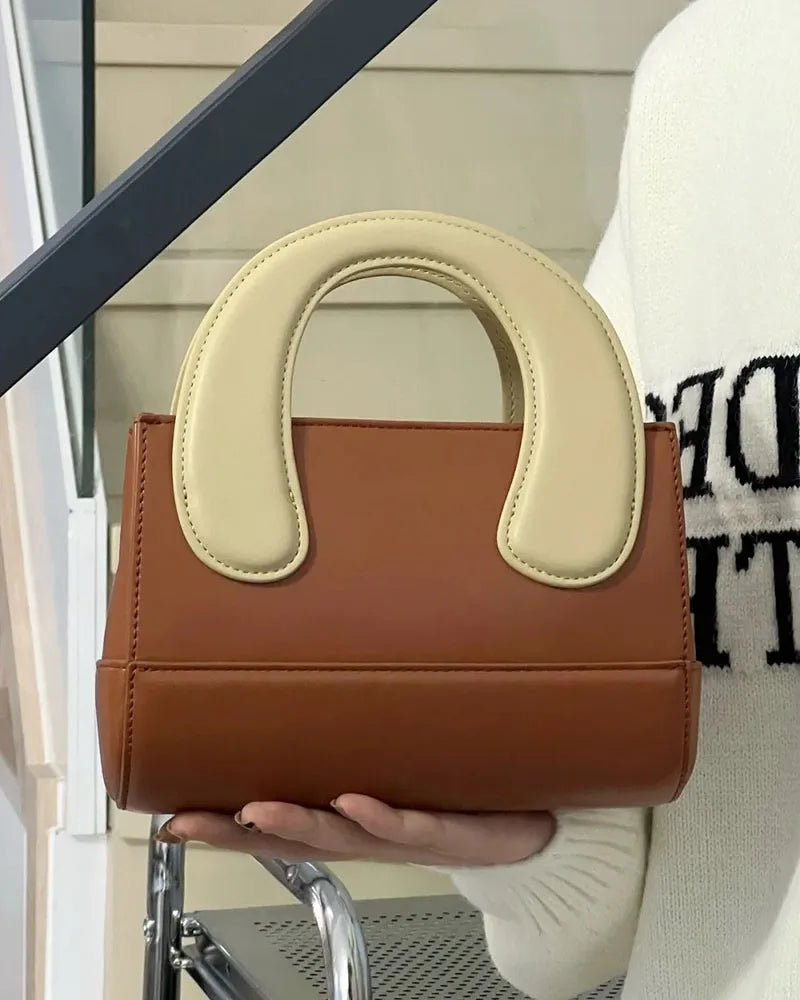 Women's Crossbody Bag PU Leather Handbag Inclined Shoulder Bag