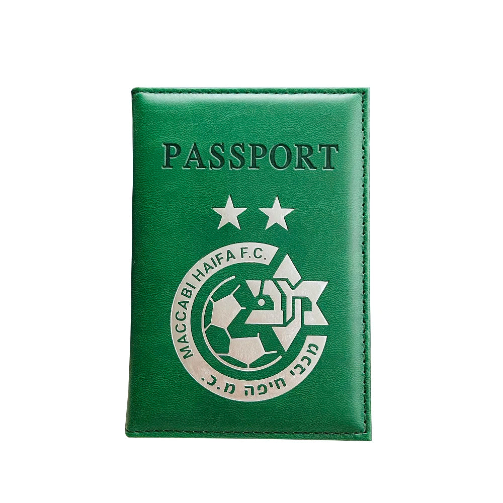 PU Leather Maccabi Haifa Passport Case Cover