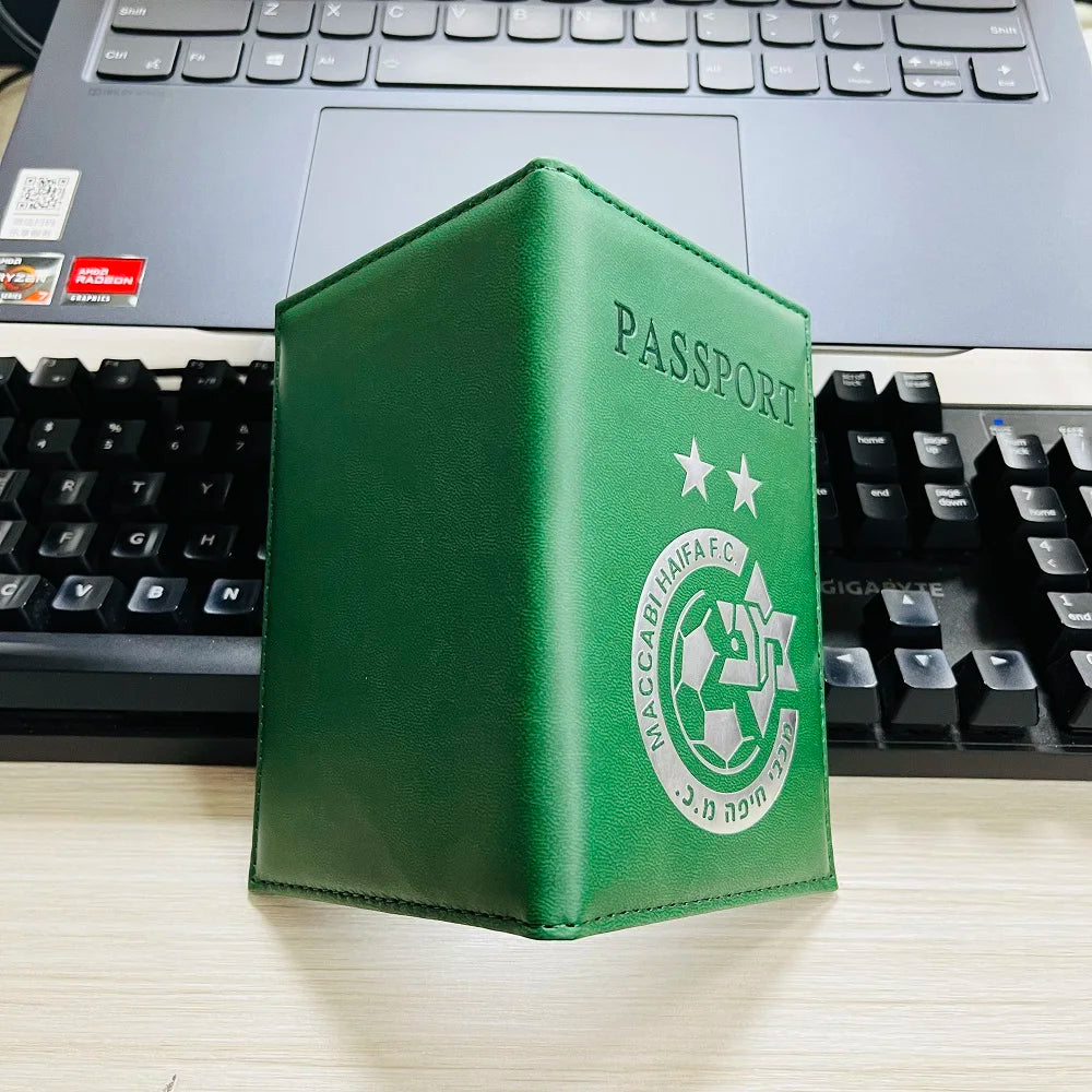 PU Leather Maccabi Haifa Passport Case Cover