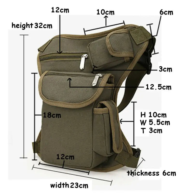Tactical Military Shoulder Waist Fanny Pack Pouch