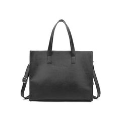 Men's PU Leather Tote Shoulder Bag Handbag Briefcase Business Bag