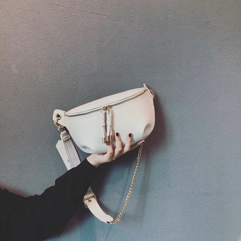 Newhotstacy Chain Bag Single Shoulder Chest Bag