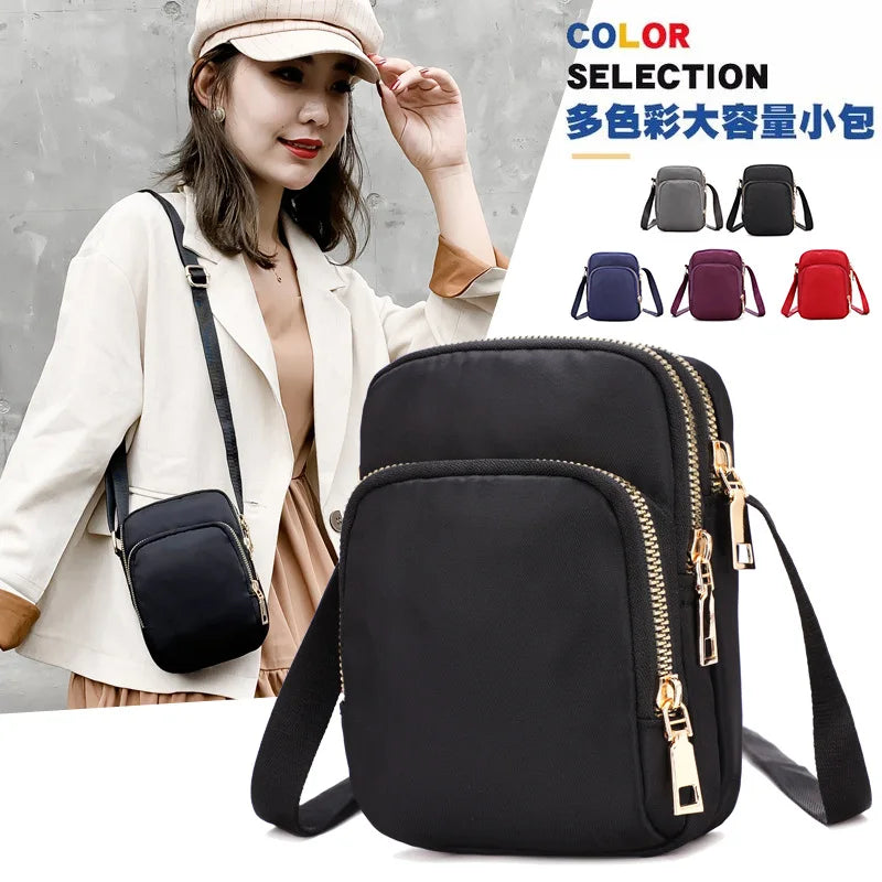 Waterproof Nylon Single Shoulder Bag for Women