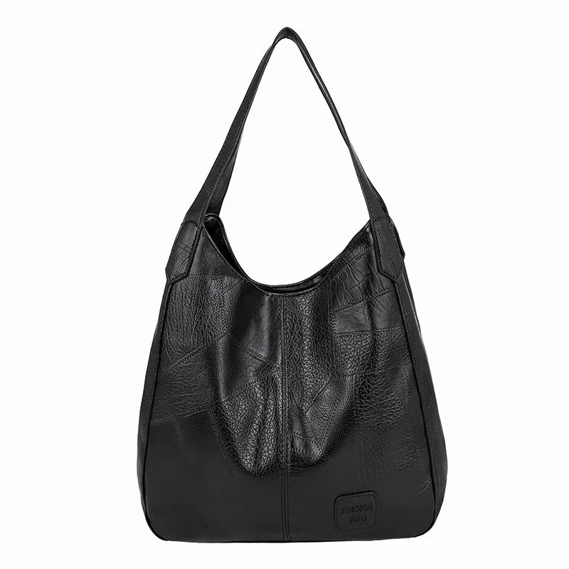 Newposs Vintage Shoulder Bag Female PU Leather Womens Designers Totes