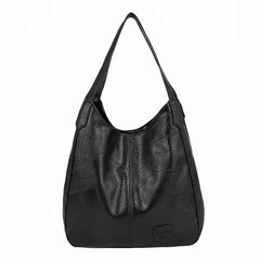 Newposs Vintage Shoulder Bag Female PU Leather Womens Designers Totes