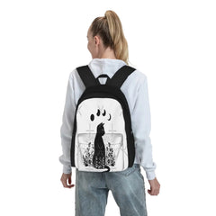 Night Garden Cat Backpacks Men's Backpacks Bags For Women