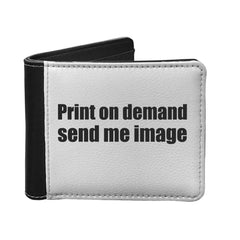 Men Wallets Horses Print Small Money Purses Thin Foldable Leather Purse
