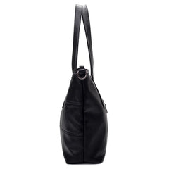 Plaid Leather Shoulder Bag Soft Womens Tote